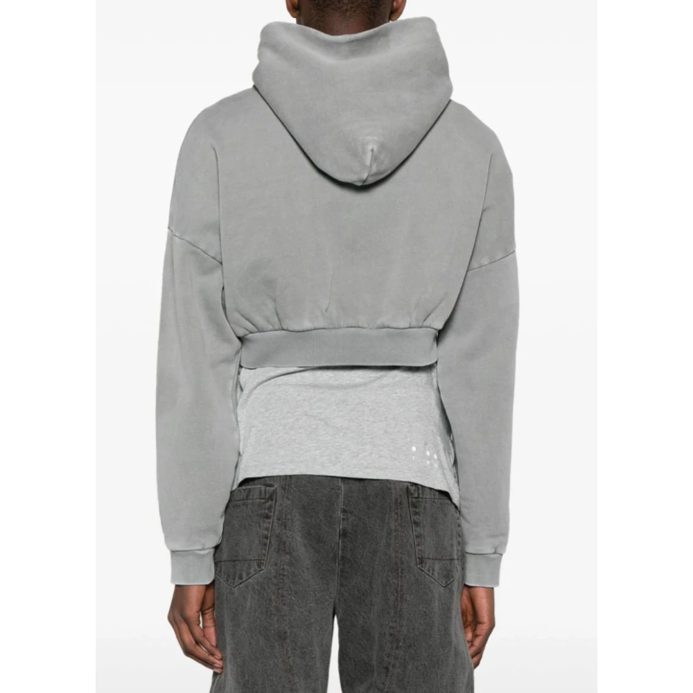 Entire Studios Gewassen Rhino Heavy Hoodie Gray Heren