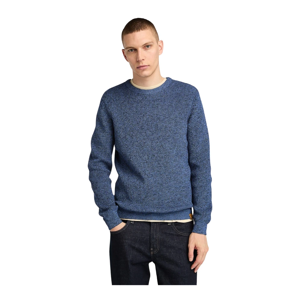 Timberland Veelzijdige Crew Neck Sweater Blue Heren