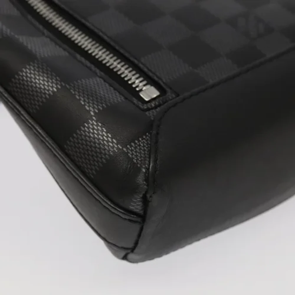 Louis Vuitton Vintage Pre-owned Leather shoulder-bags Black Dames