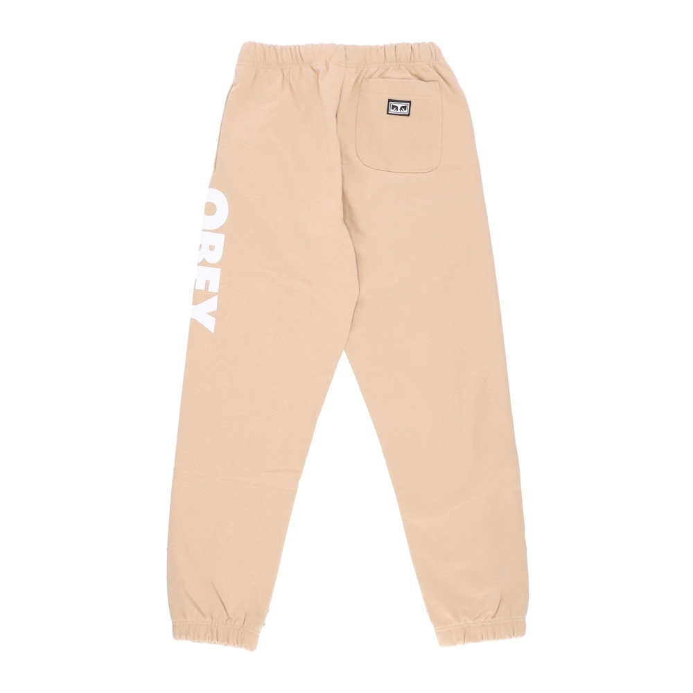 Obey Gedurfde Haver Melk Sweatpants Beige Heren