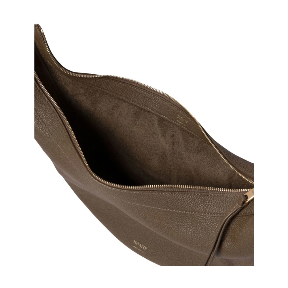 Khaite Groene Schoudertas met Gouden Hardware Green Dames