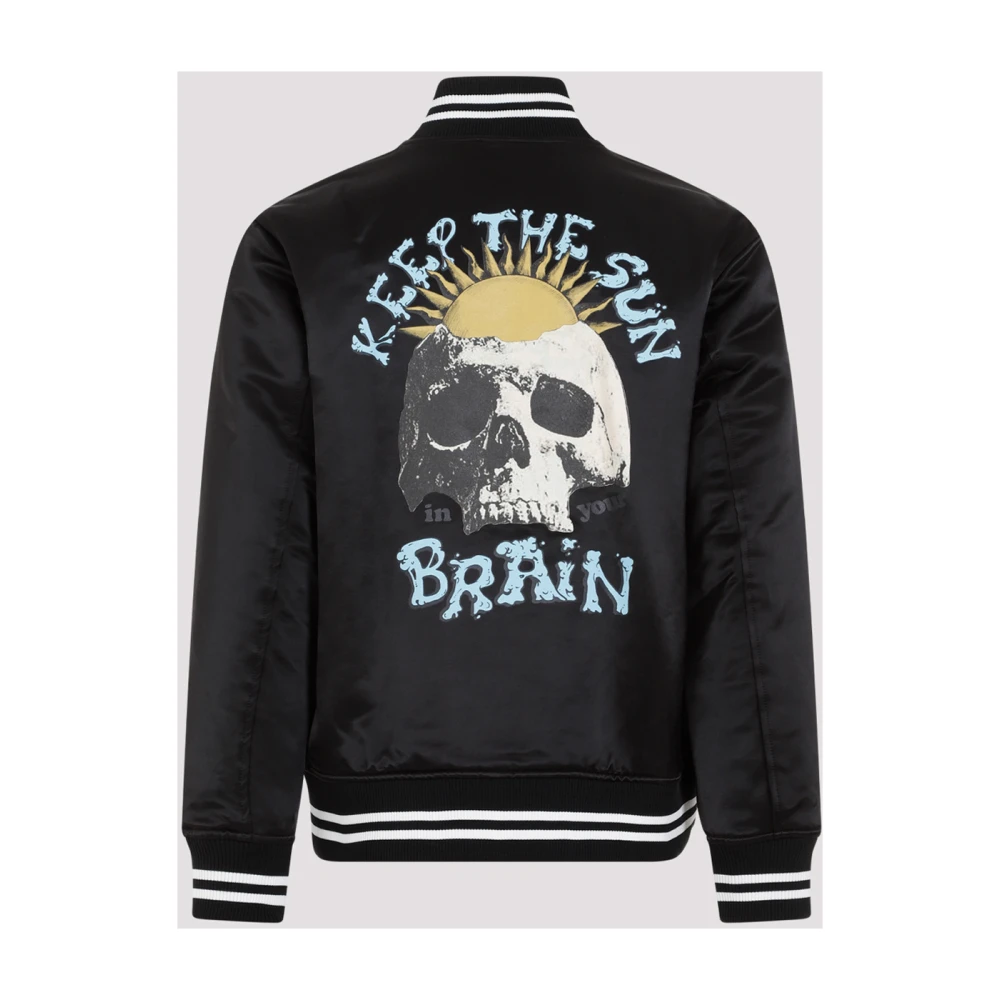 Undercover Zwarte Katoenen Bomberjack Aw23 Black Heren