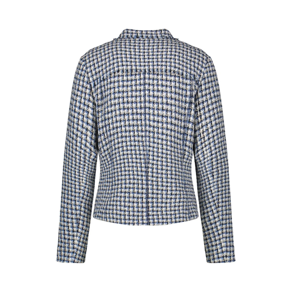Gerry Weber Tijdloze Blauwe Jack Blouson Stijl Blue Dames
