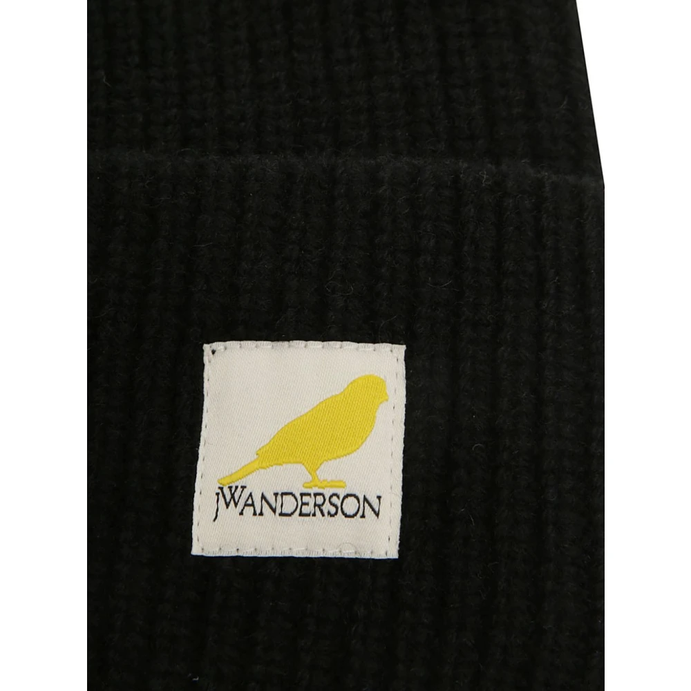 JW Anderson Zwarte hoeden en petten voor mannen Black Heren