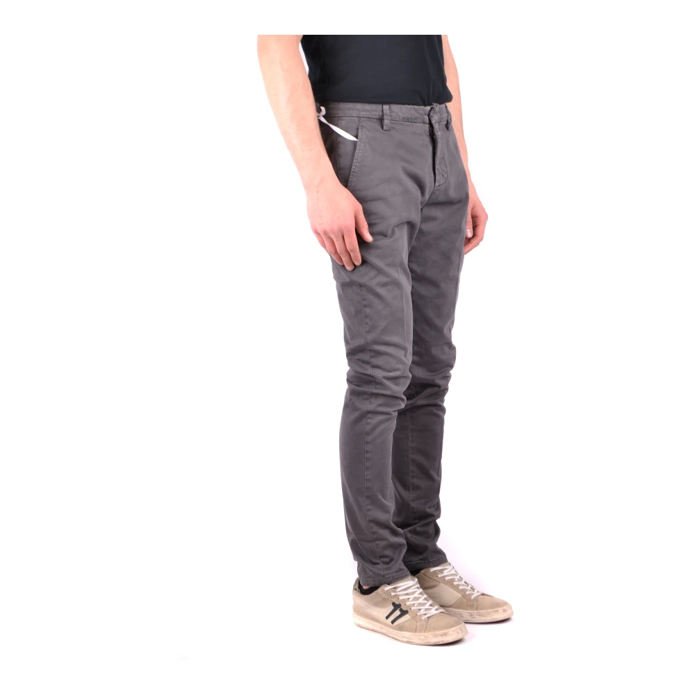 Dondup Smal gesneden broek Gray Heren