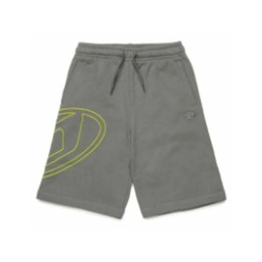 Diesel Boys Gray Pbettymegovald Shorts - Shorts - 4 Y - Kids