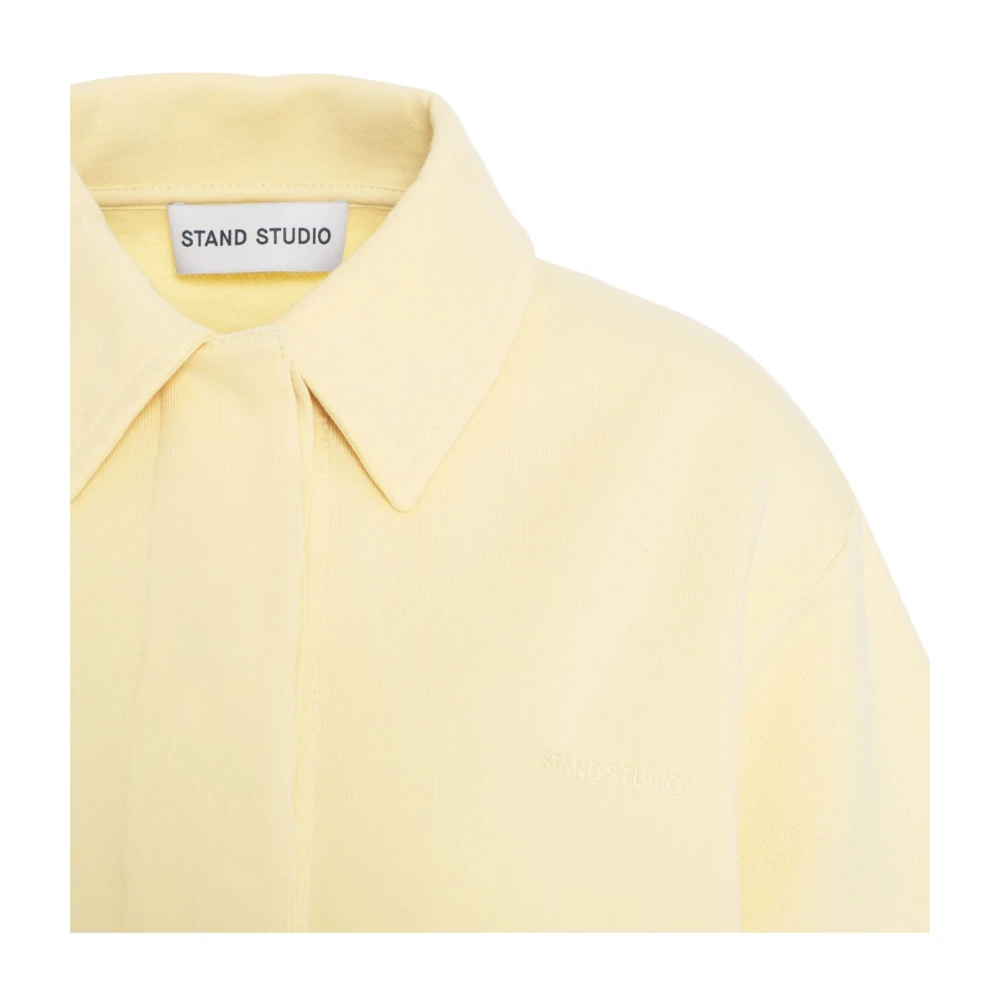 Stand Studio Gele Polo Jurk Kennedi Yellow Dames