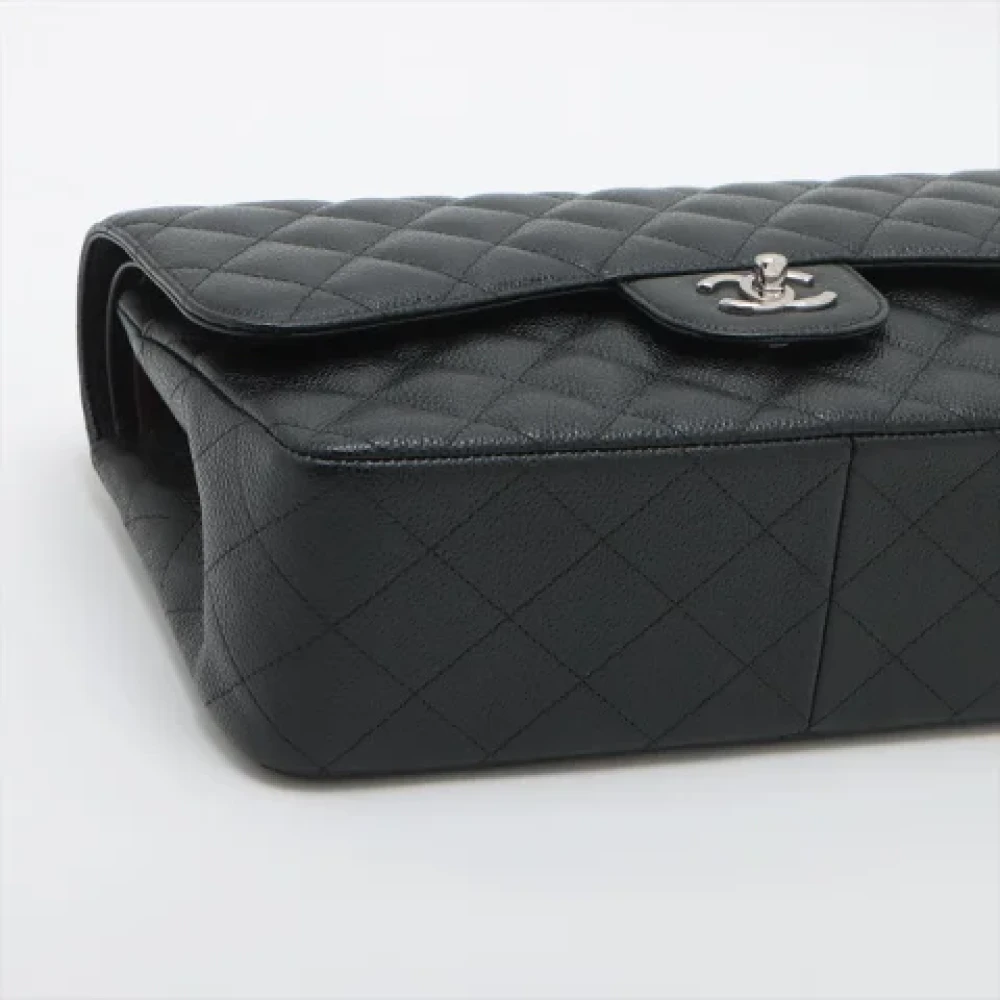 Chanel Vintage Pre-owned Leather handbags Black Dames