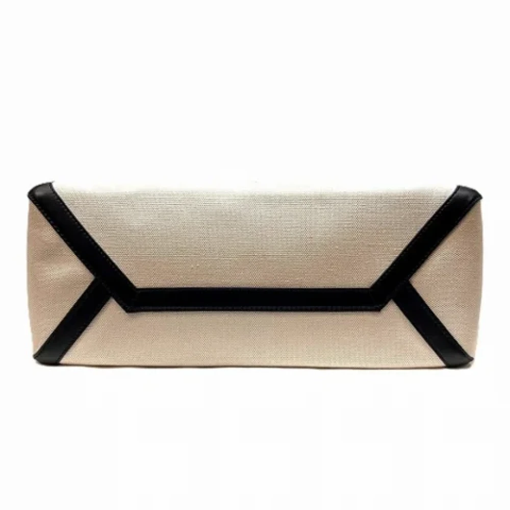 Valentino Vintage Pre-owned Canvas handbags Beige Unisex