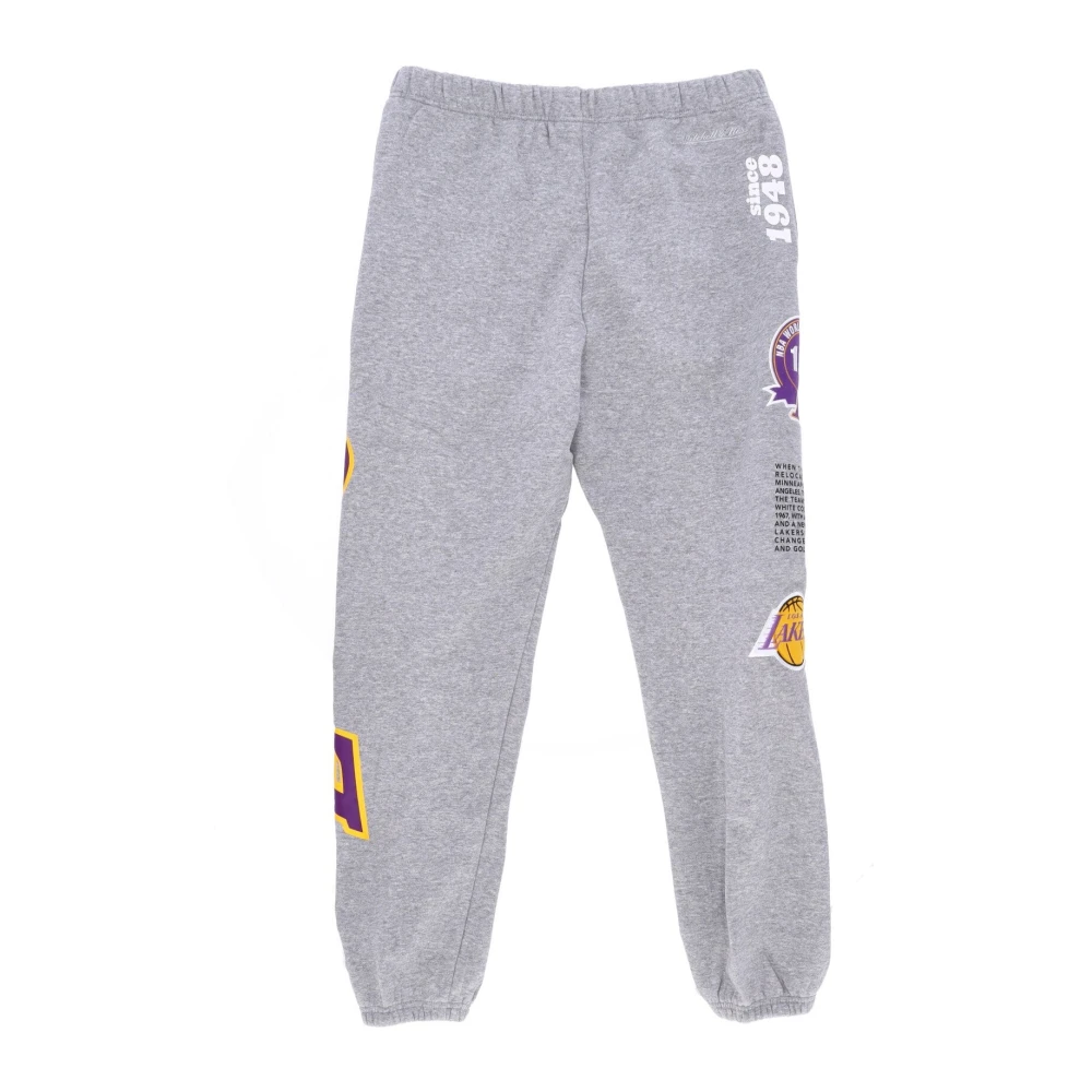 Mitchell & Ness NBA Team Origins Fleece Broek Gray Heren