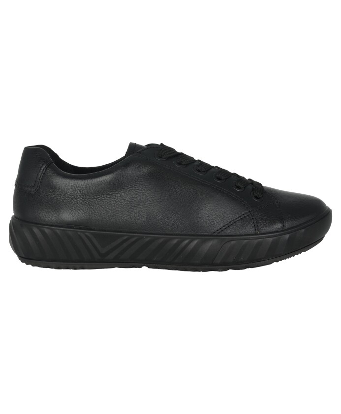 sneaker-large-en-cuir-noir