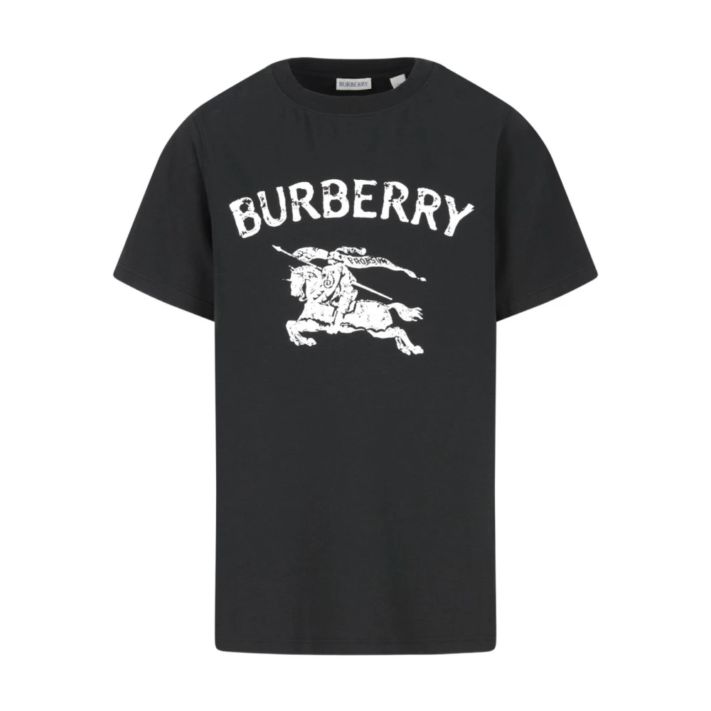 Burberry Men's Black Logo Cotton T-Shirt