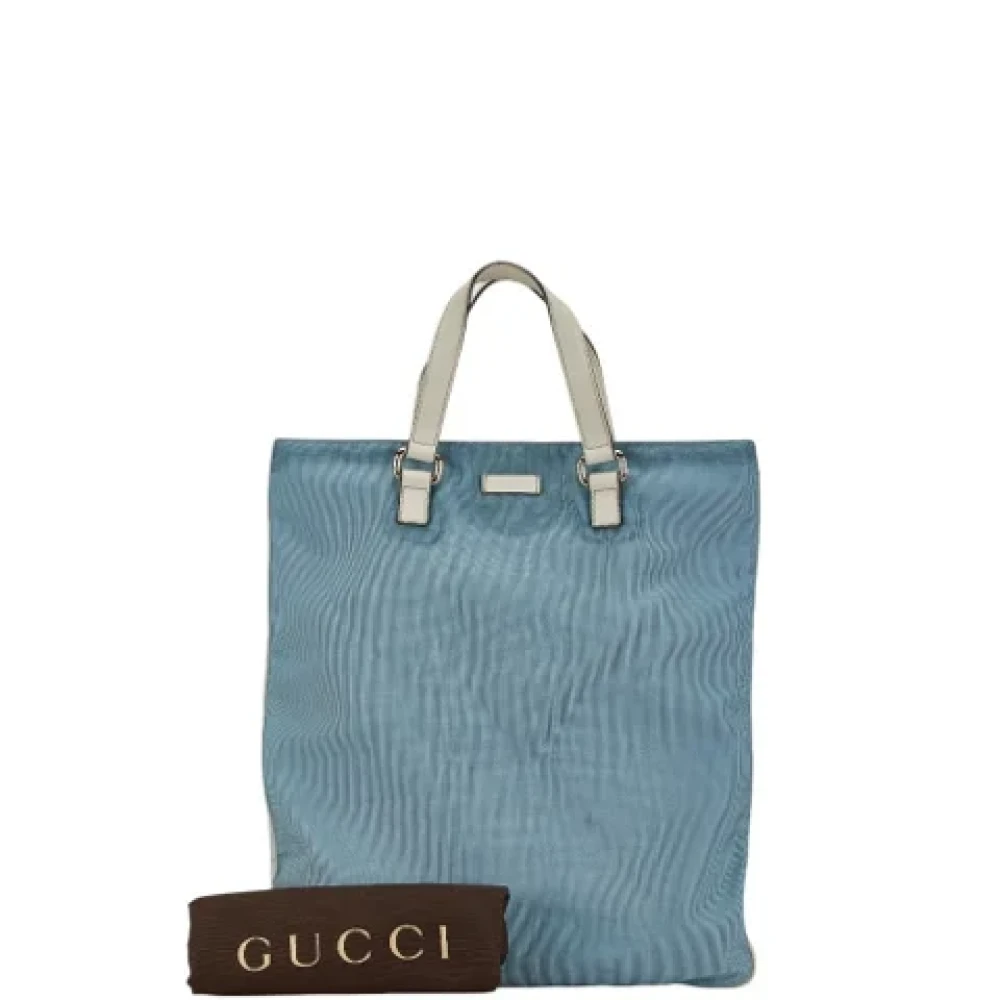 Gucci Vintage Pre-owned Canvas gucci-bags Blue Dames