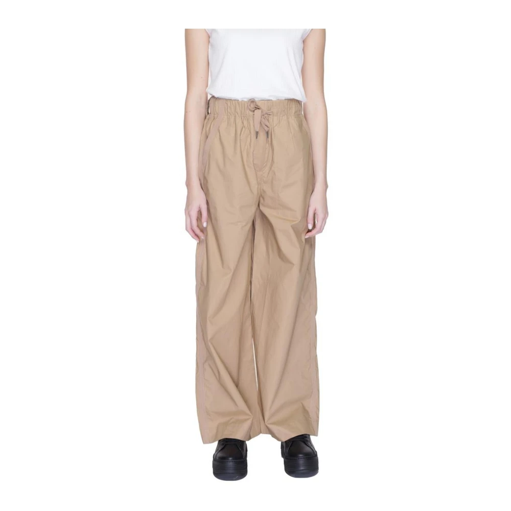 Blauer Women's Beige Palazzo Trousers