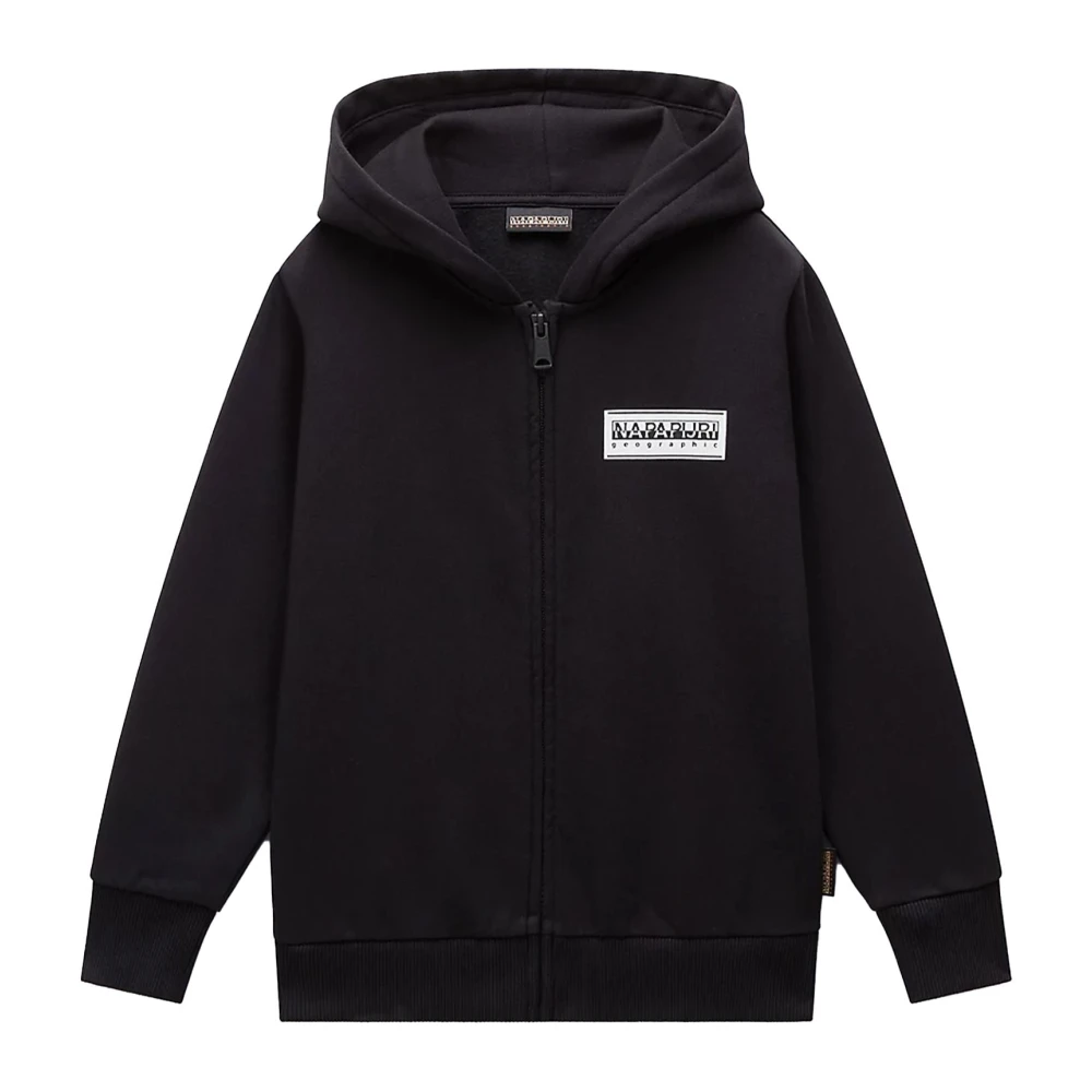 Napapijri Barn Chamois Full Zip Hoodie Black, Unisex