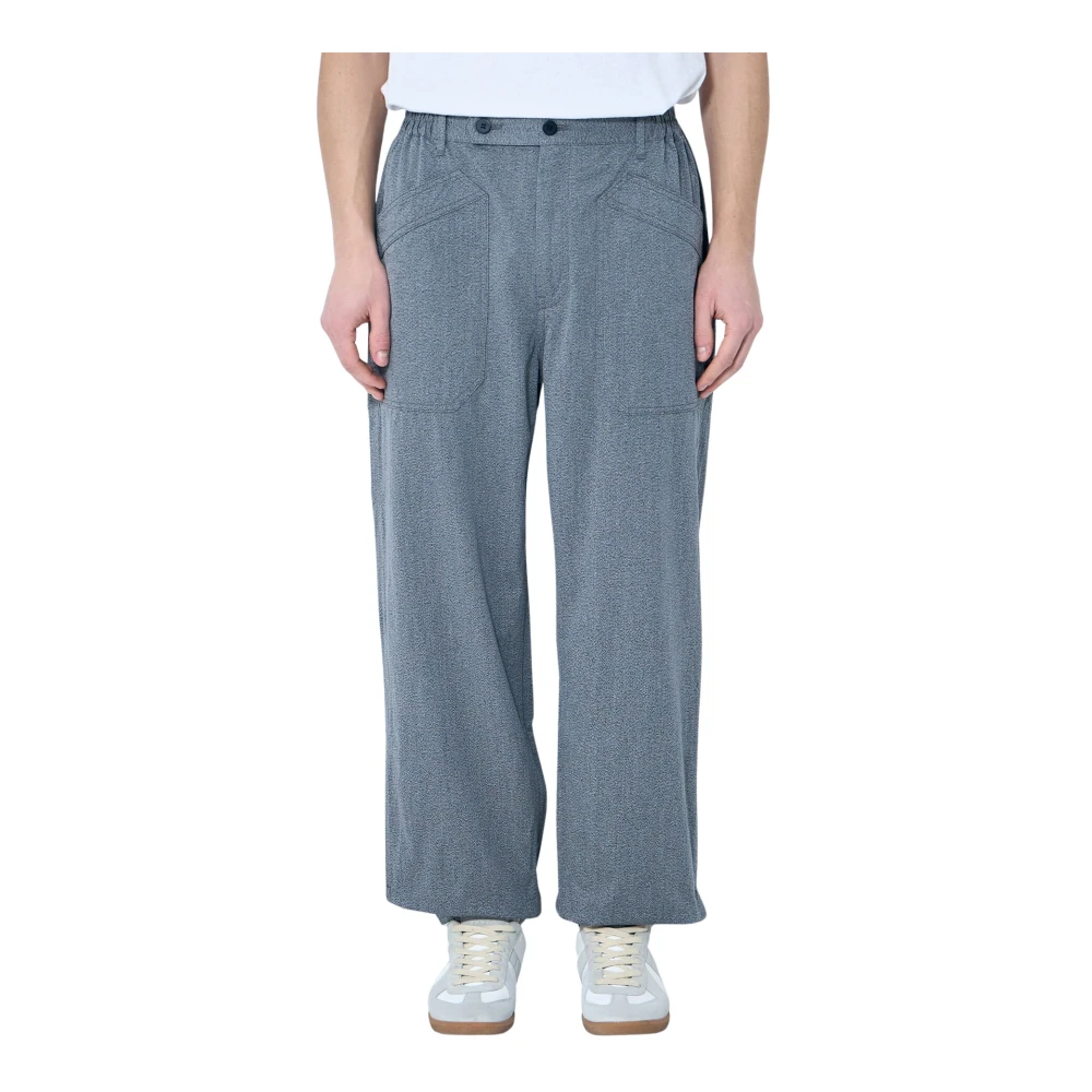 Visvim Katoenen Broek met Verstelbare Manchetten Gray Heren