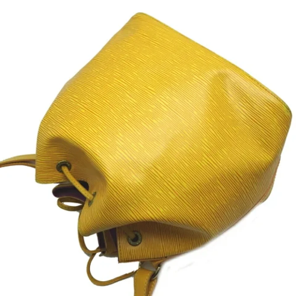 Louis Vuitton Vintage Pre-owned Leather louis-vuitton-bags Yellow Dames