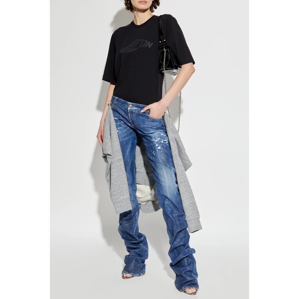 Dsquared2 Hoodie Black Dames