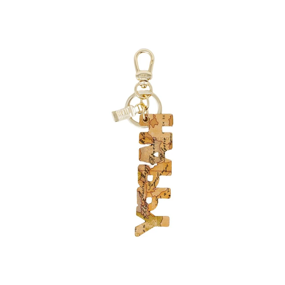 Alviero Martini 1a Classe Beige Polyester Sleutelhanger Lente Zomer Collectie Beige Dames