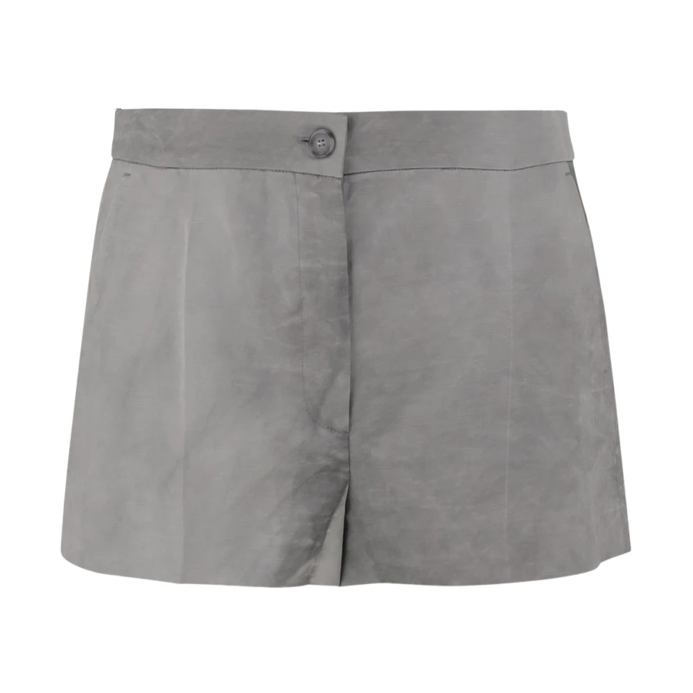 Pinko Visocsa Blend Korte Broek Grijs Gray Dames