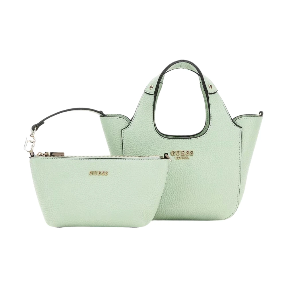 Guess Mini Tote Tas in Celadon Green Dames