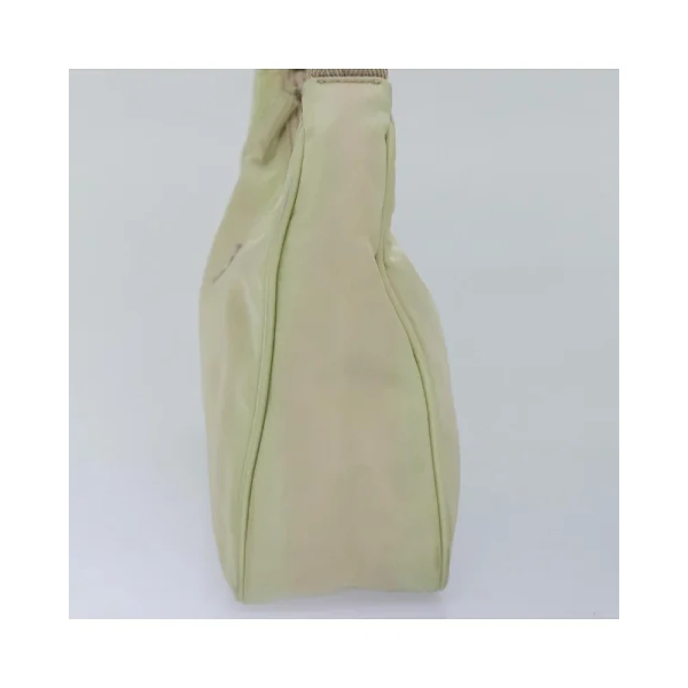 Prada Vintage Pre-owned Nylon prada-bags Beige Dames