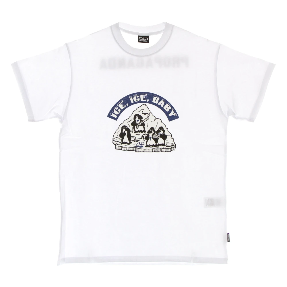 Propaganda Ice Baby Tee Wit T-shirt White Heren