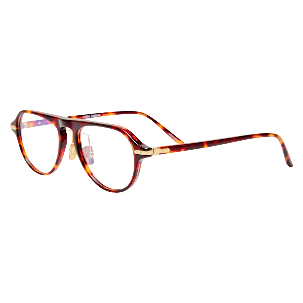 Linda Farrow Brown Glasses, Unisex, 49 Mm, Lfa