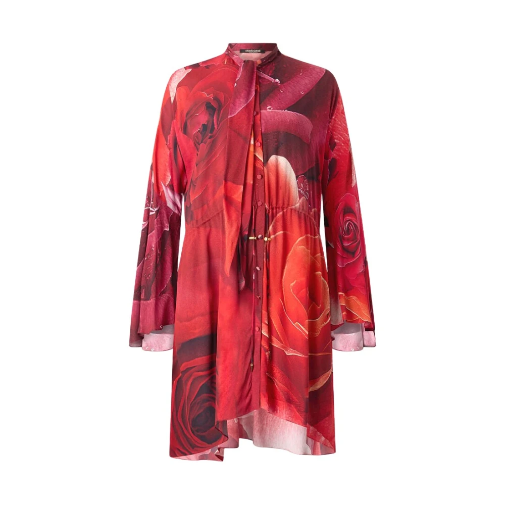 Roberto Cavalli Donna Rosso Abiti, M, New,
