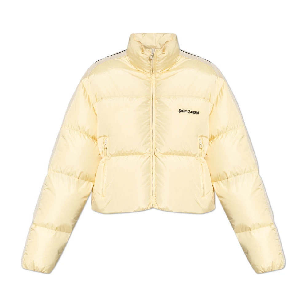 Palm Angels Jas met Logo Yellow Dames