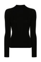 pulls-a-cotes-col-roule-noir