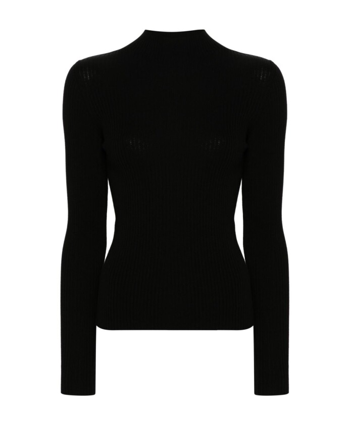 pulls-a-cotes-col-roule-noir