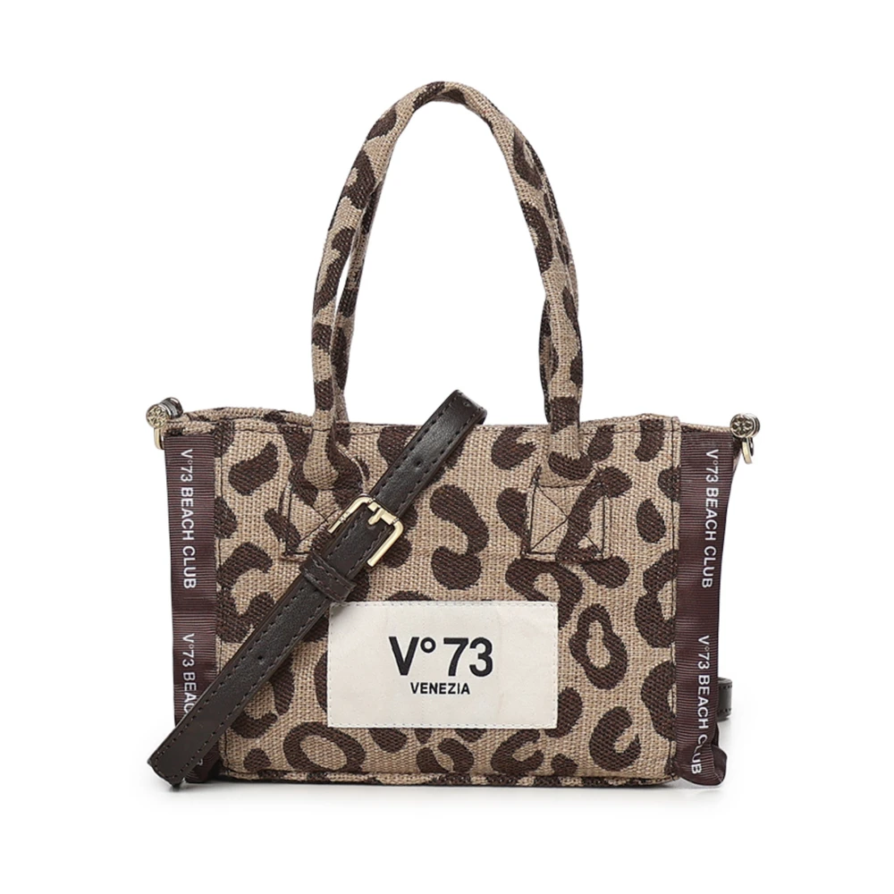 V° 73 Donna Beige/Dark Brown Mini Bag Milene Con Logo - Immagine 2