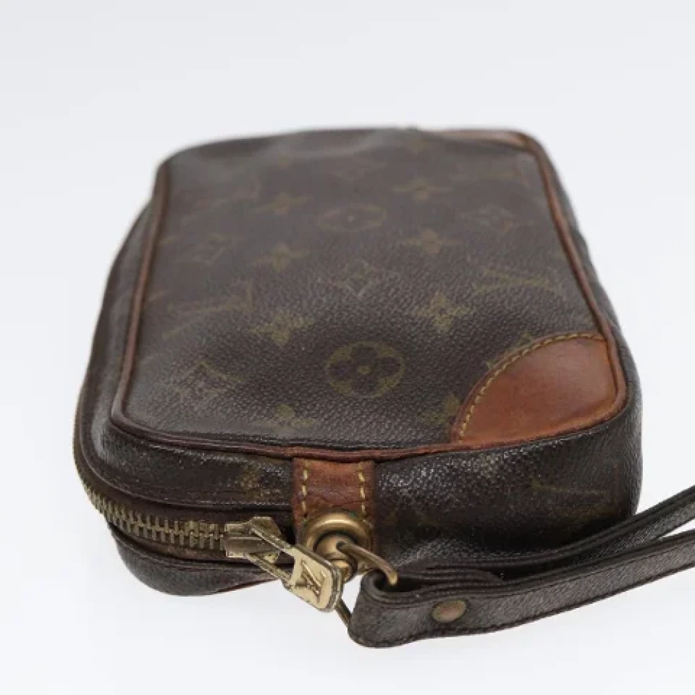 Louis Vuitton Vintage Pre-owned Canvas clutches Brown Dames