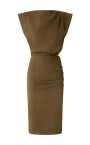 green-crew-neck-dress-straight-hem
