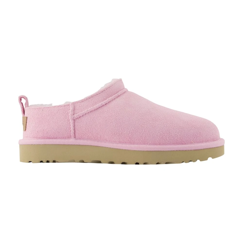 Ugg Pink Winter Boots, Female, 7 Uk, Classic Micro Ankle Boots