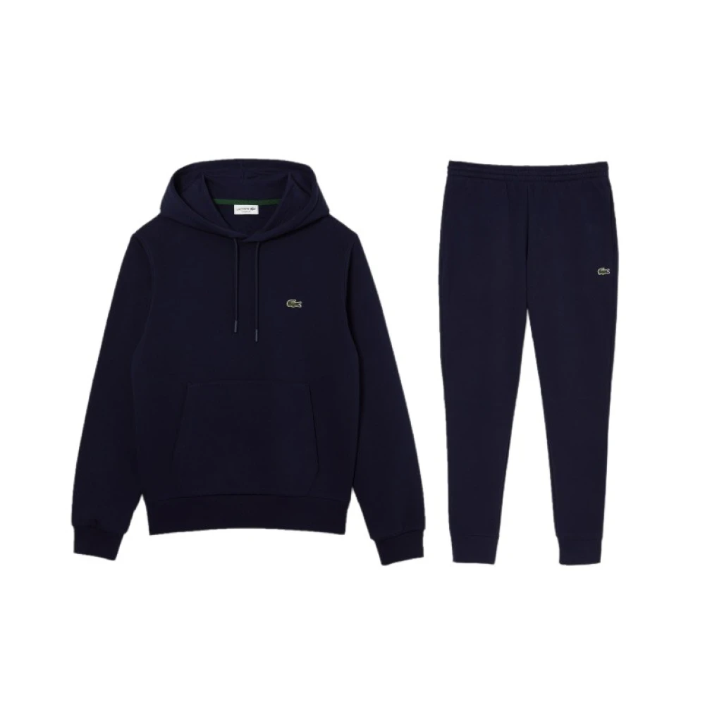 Lacoste Hoodie Trainingspak Blue Heren