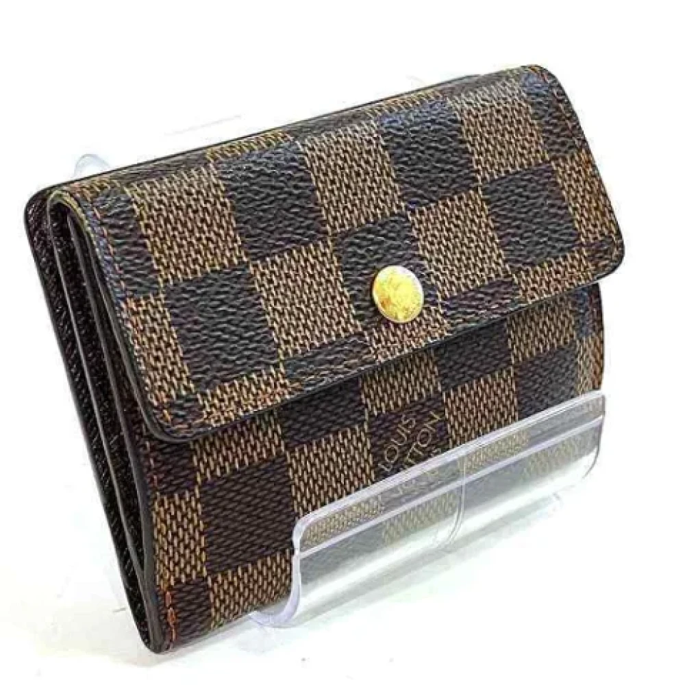 Louis Vuitton Vintage Pre-owned Canvas wallets Brown Dames