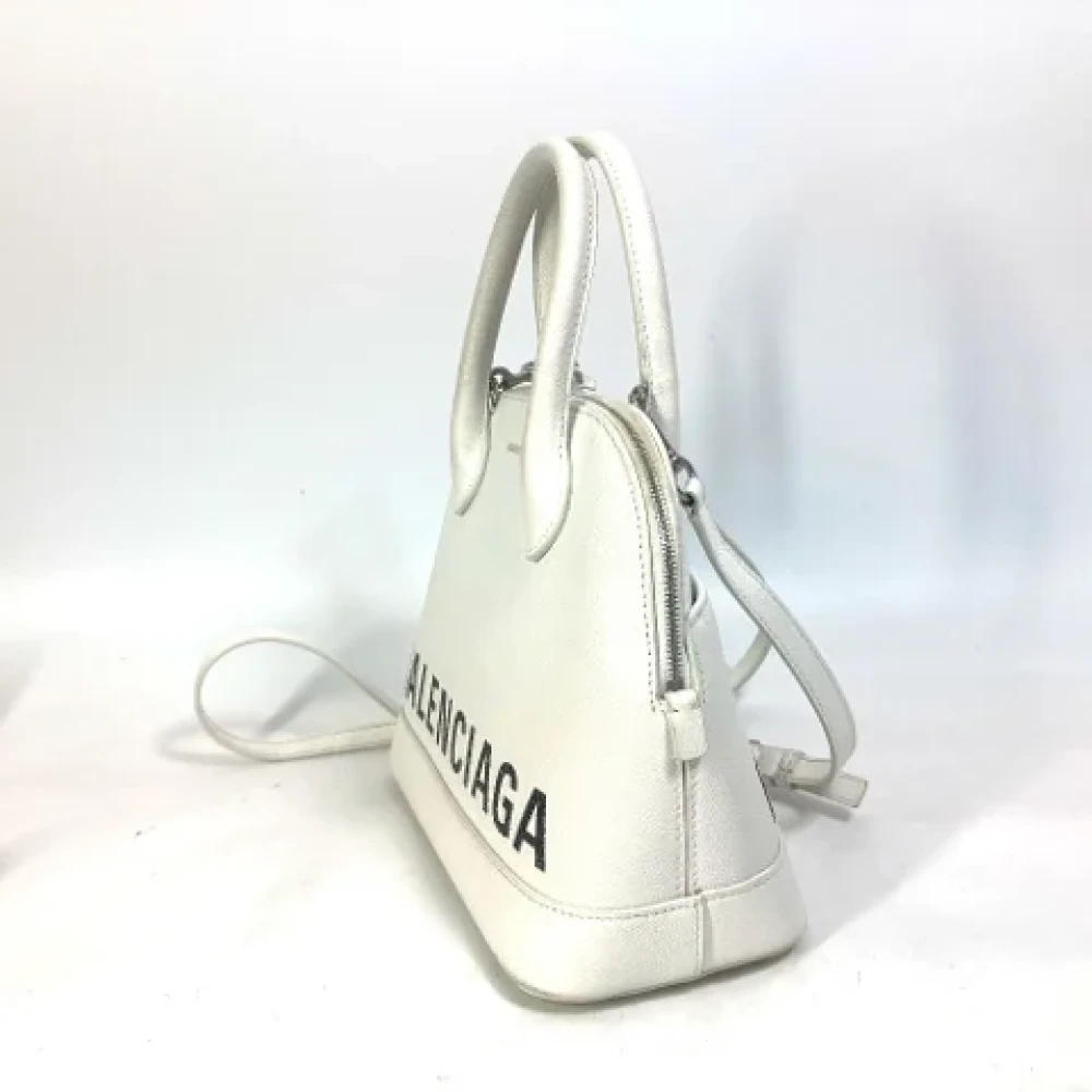 Balenciaga Vintage Pre-owned Leather balenciaga-bags White Dames