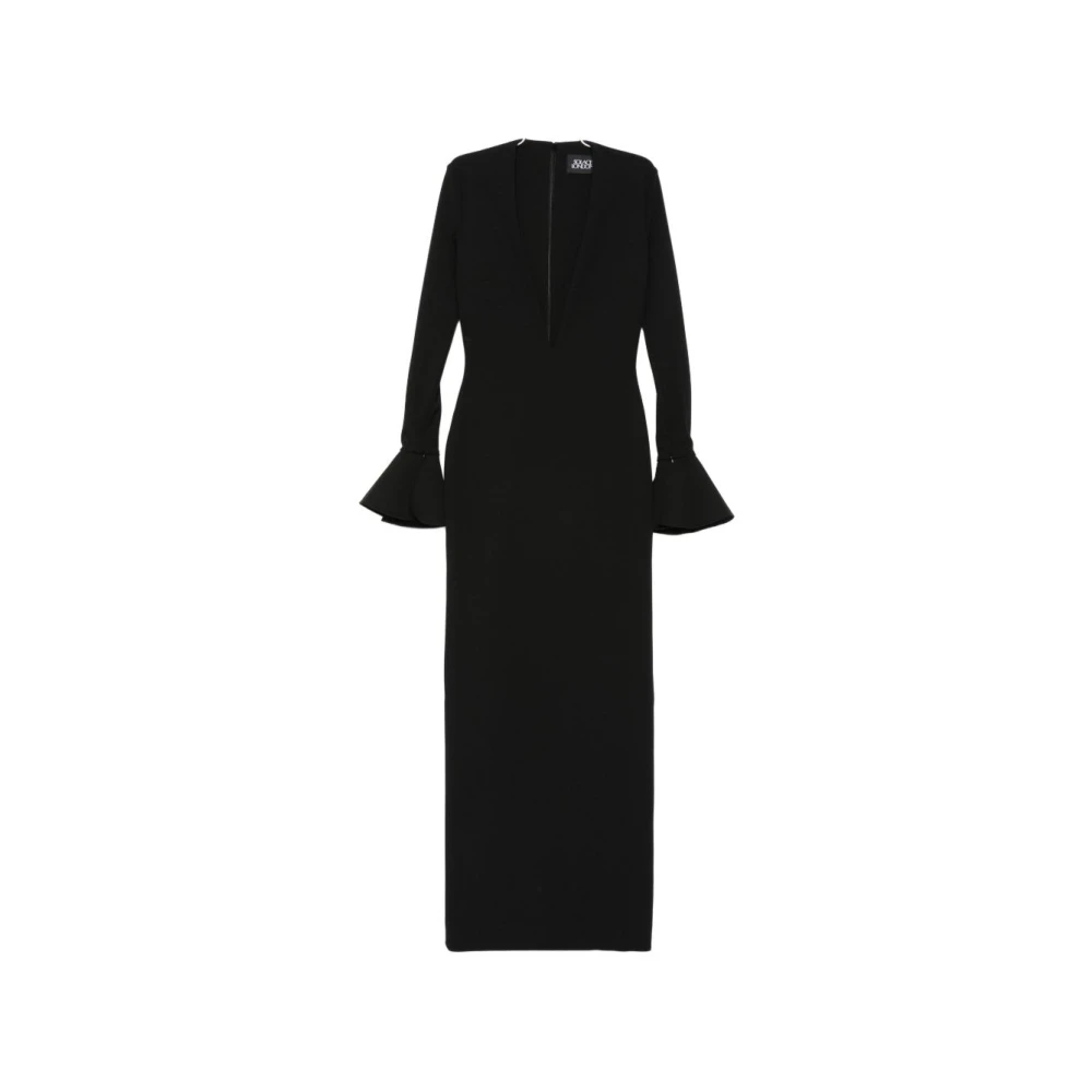 Solace London Damen Schwarz Kleider, K, Xsgröße: