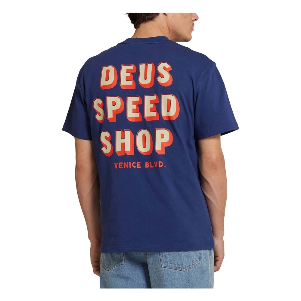 Deus Ex Machina Gaucho T-shirt Blue Heren