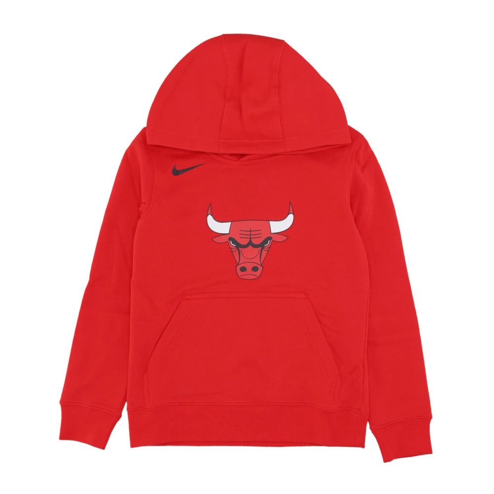 Nike NBA Club Logo Fleece Hoodie Red Heren
