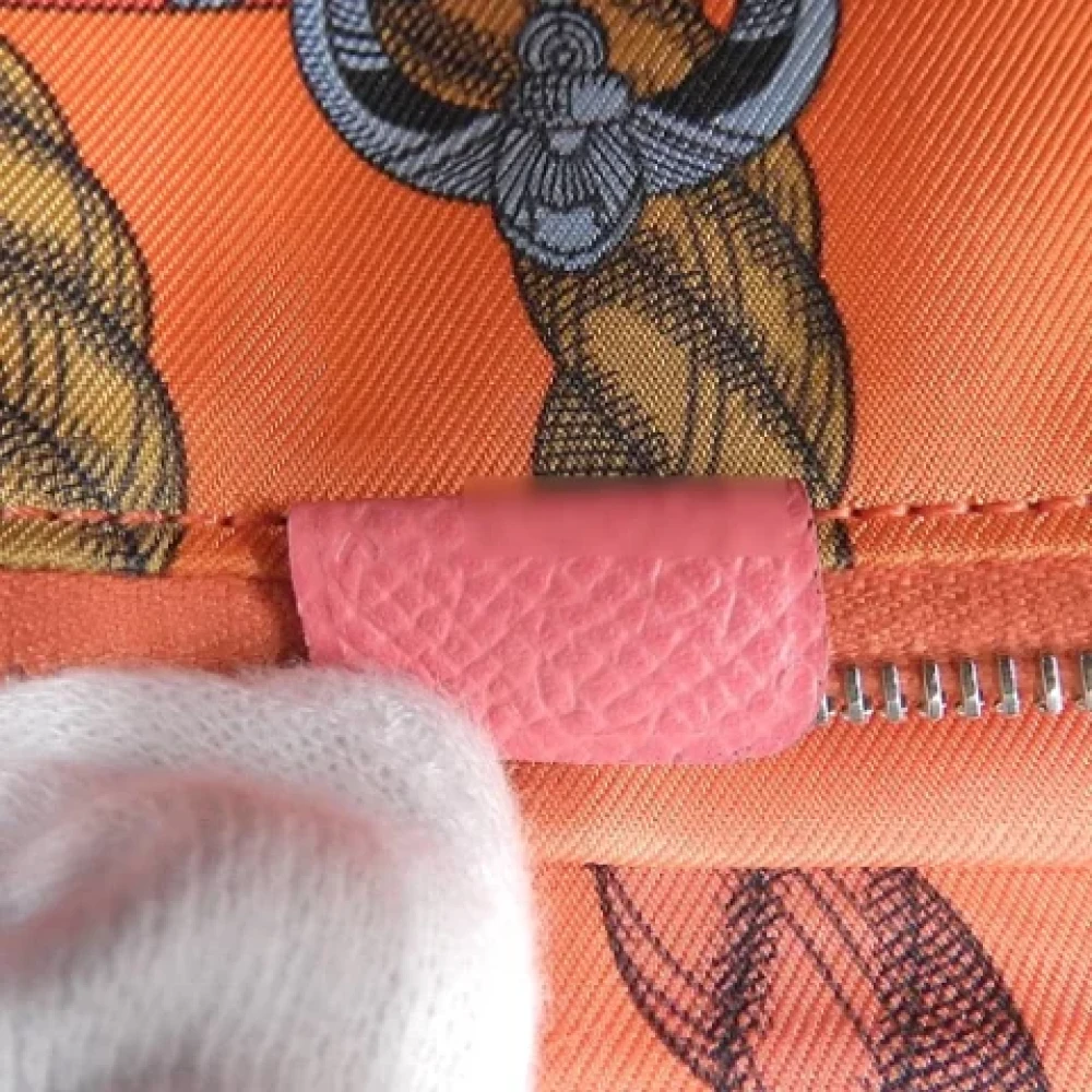 Hermès Vintage Pre-owned Leather wallets Pink Dames