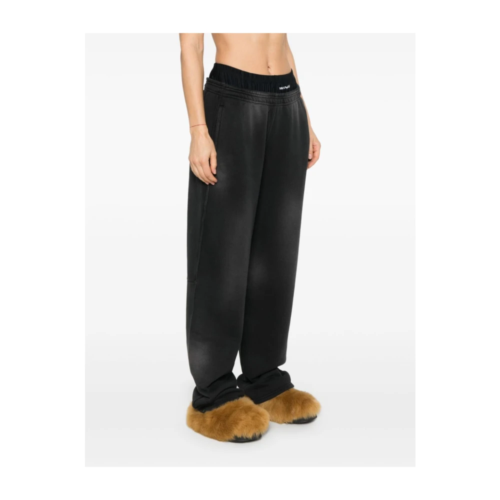 alexander wang Zwarte Broek voor Vrouwen Black Dames