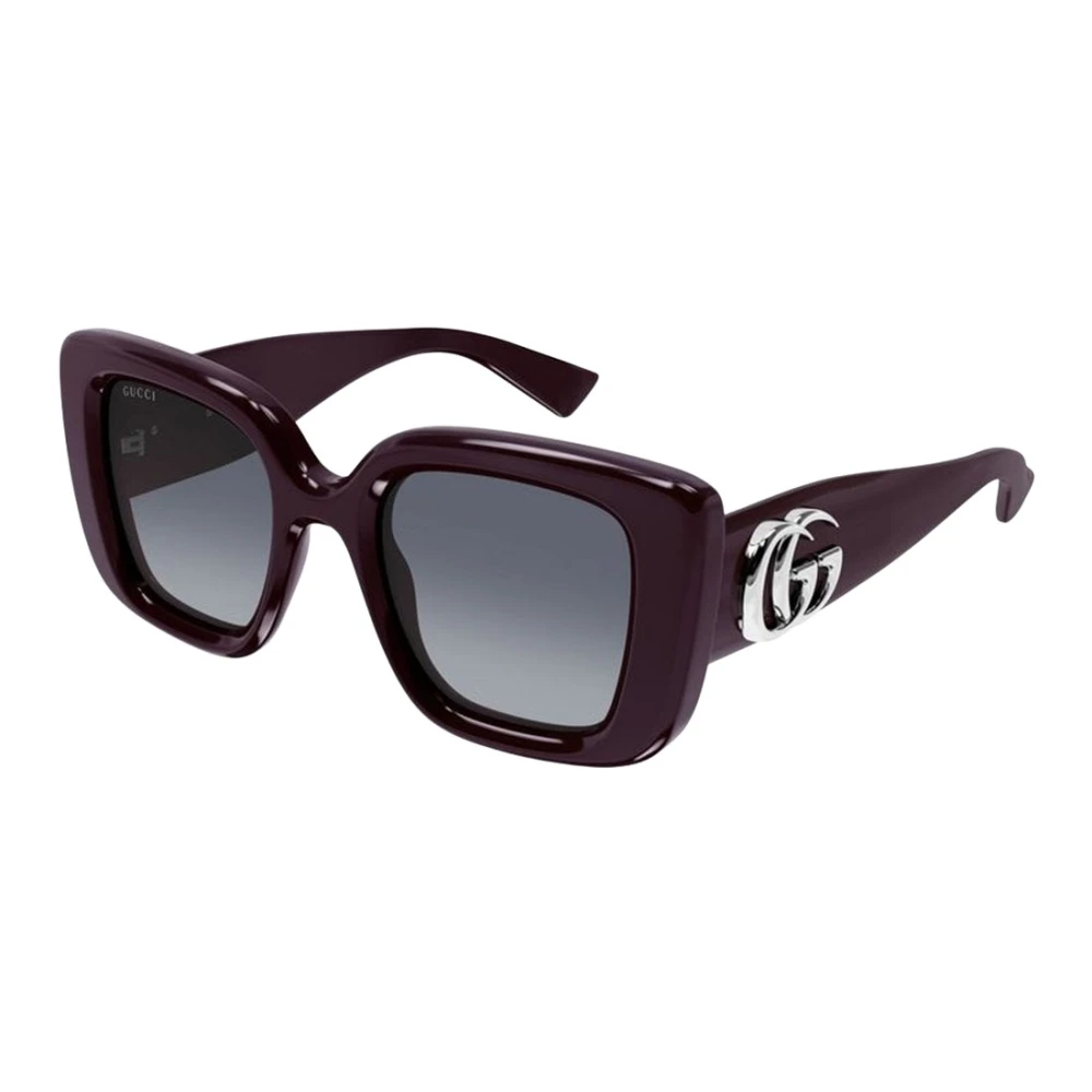 Gucci Women's Purple Sunglasses, 50 Mm, Butterfly Frame Sunglasses