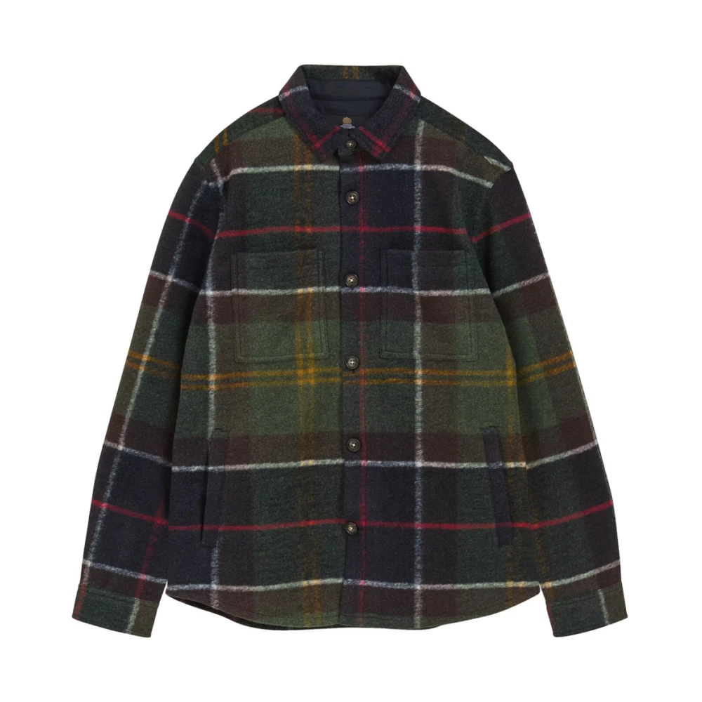 Barbour Herren Grün Woodlane Overshirt - Bild 8