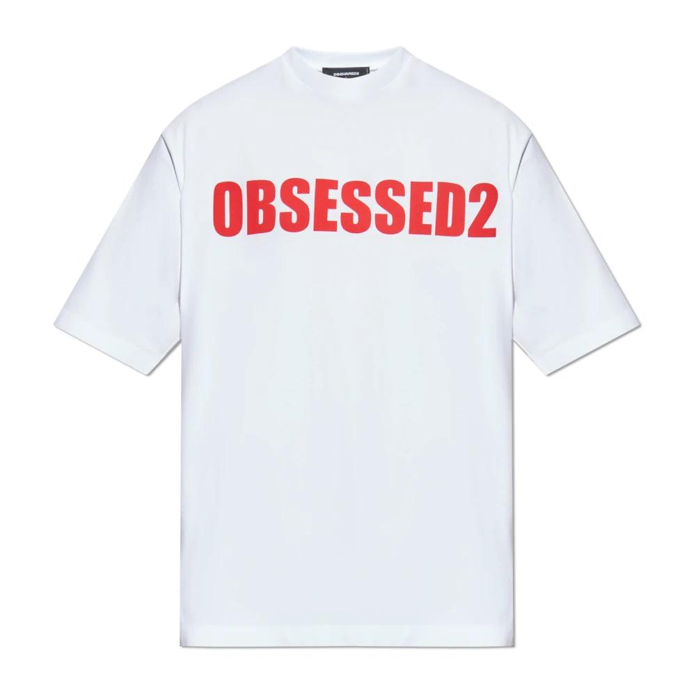 Dsquared2 Men's White T-Shirts, M, T-Shirt With Logo