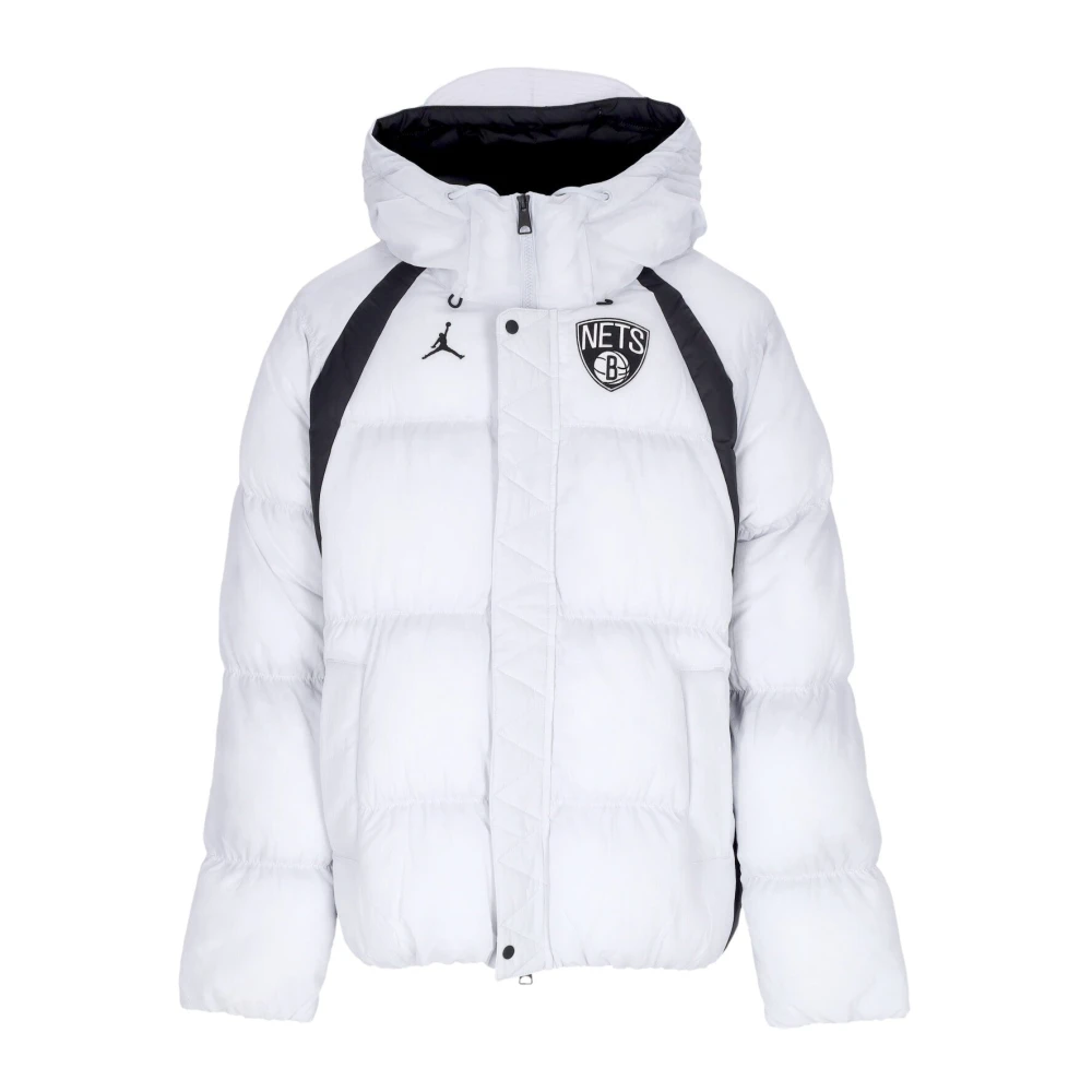 Jordan NBA Courtside Statement Fill Jacket White Heren