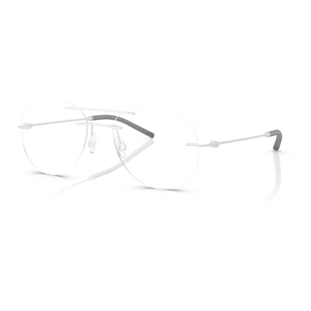 Moncler Unisex Gray Matte Silver Eyewear Frames Me1003 - Glasses - 55 Mm - Accessories