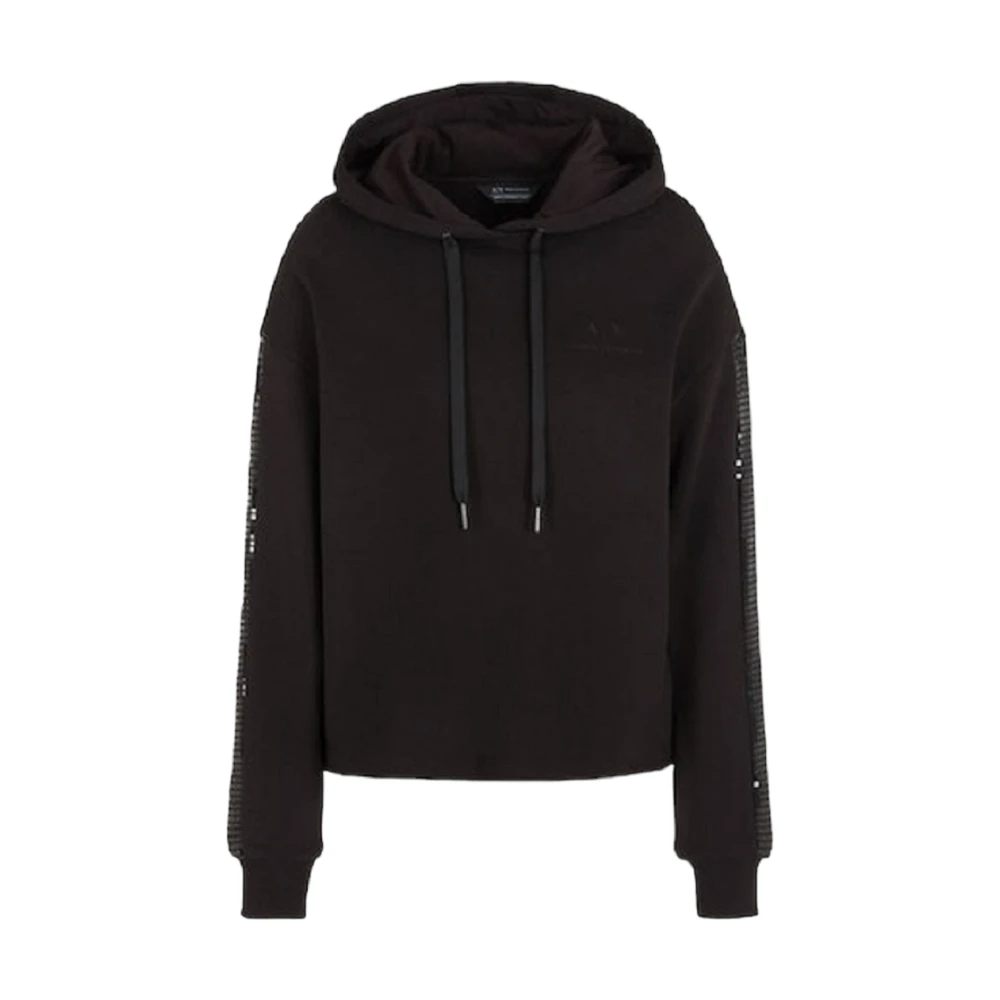 Armani Exchange Women's Black 6Rym09 Hoodie - Hoodies - Xs - Sweatshirts & Hoodies